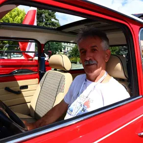 Myślenicki zlot Mini - Władysław Hodurek, organizator i pomysłodawca imprezy